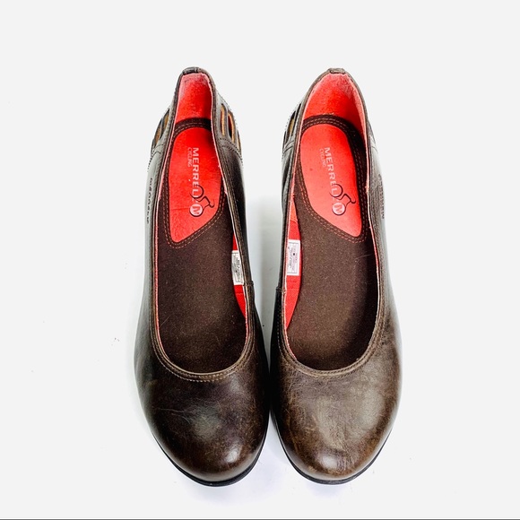 Merrell Evera Pure Women Coffee Brown Pumps Size 9 - Picture 3 of 7